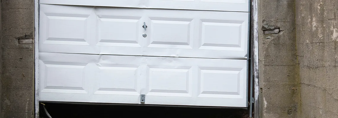 Garage Door Got Hit By A Car Dent Removal in Algonquin, IL